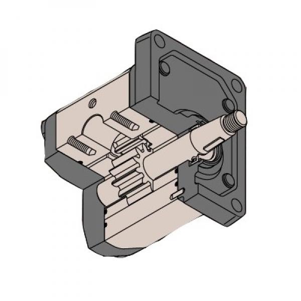 New Hydraulic Gear Pump 67130-23360-71 for TOYOTA FORKLIFT 7FD20-30 1DZ Engine #1 image